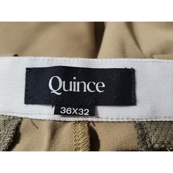 Quince Mens Ultra Stretch 24/7 Smart Chino Pants Slim Khaki 36x32 NWOT Flawless - Picture 4 of 12